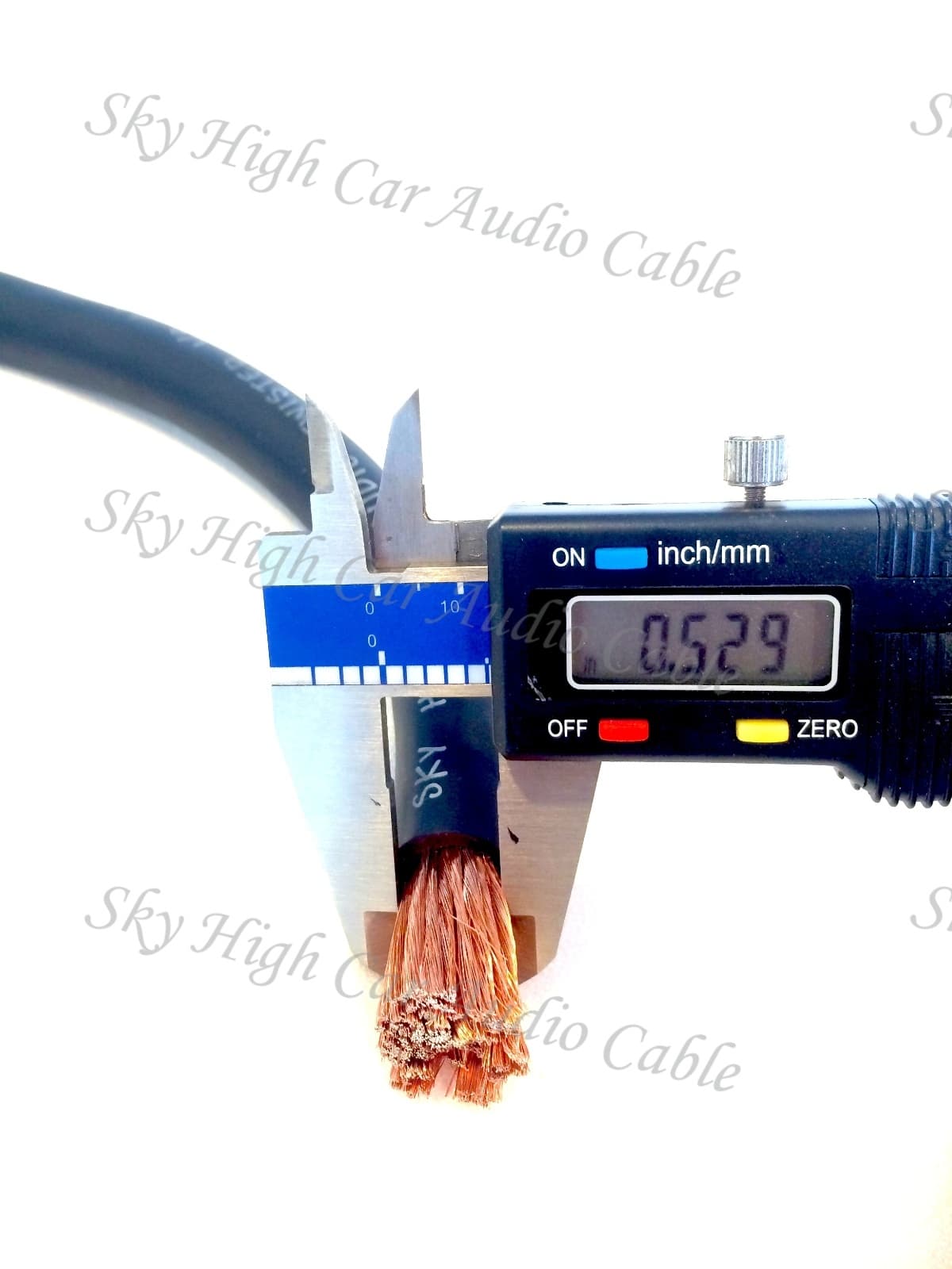 Sky High Oversized 1/0 Gauge OFC AWG Big 3 Upgrade RED/BLACK Electrical Wiring 3