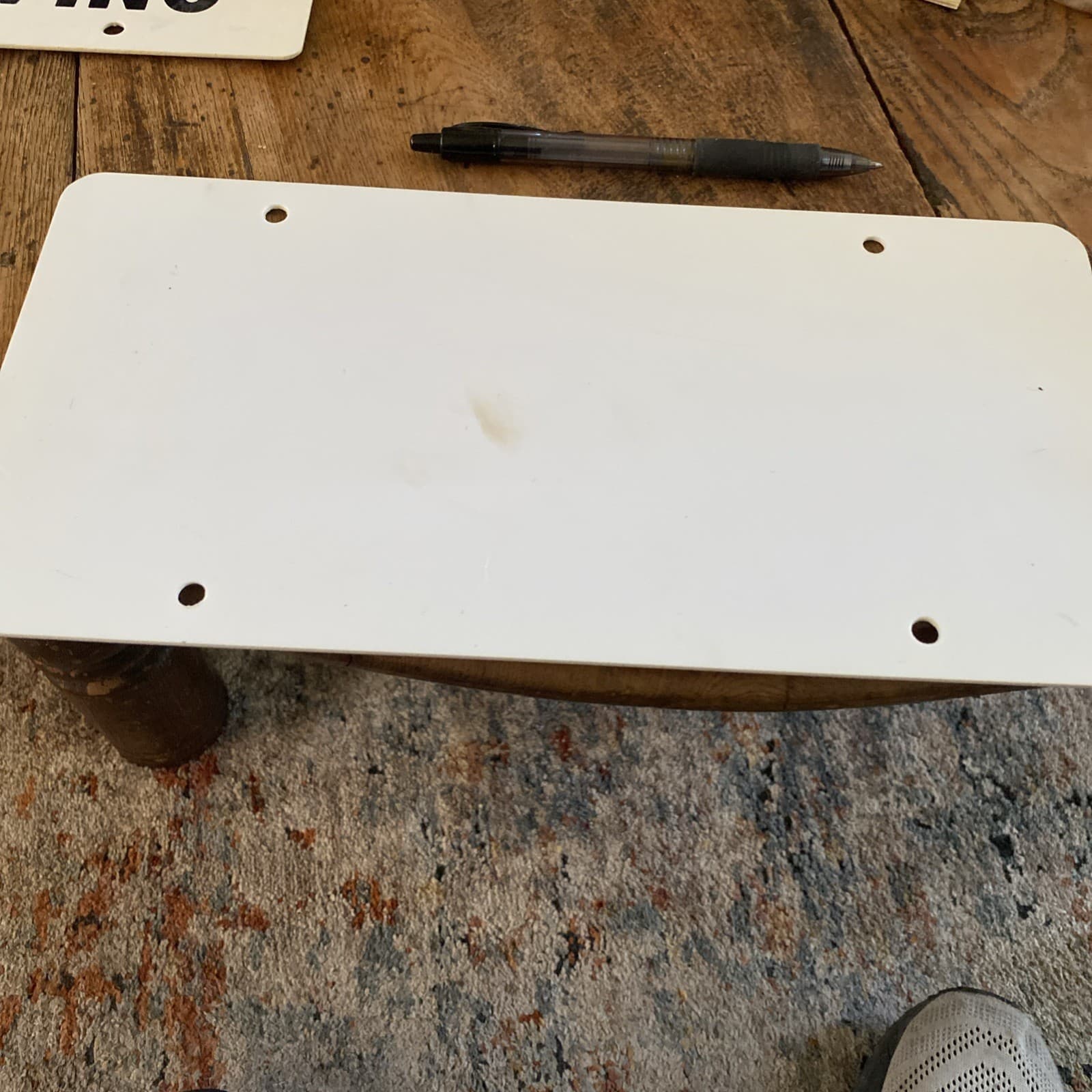 Rare Vintage Oklahoma Gas And Electric Echo Car Tag 4