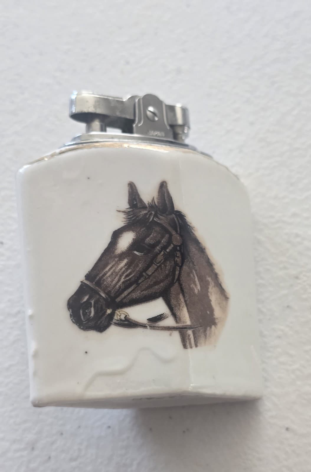 Vintage Horse  Head  Lighter Japan 4