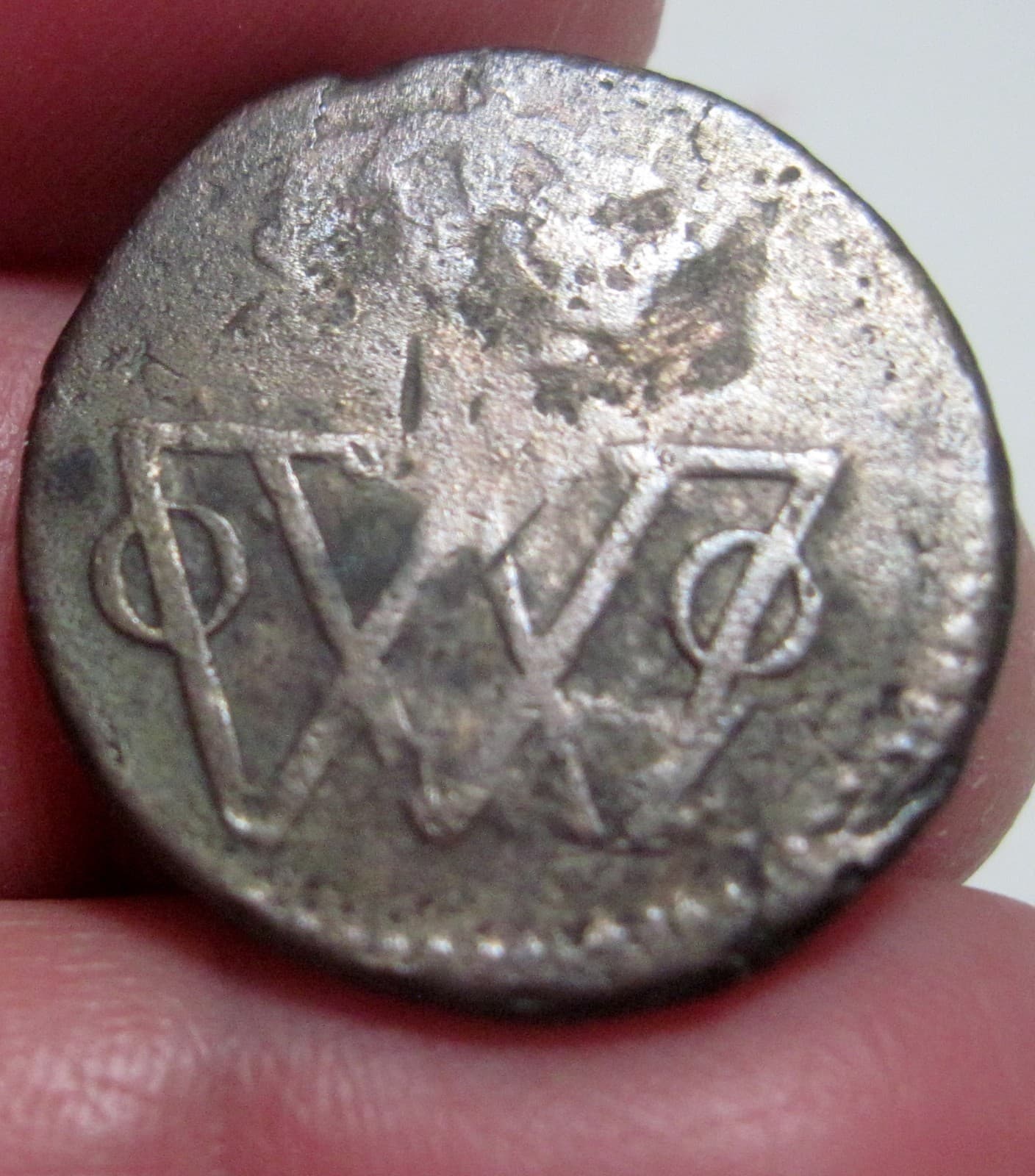 1818 (MEXICO) DURANGO 1/8 ( OCTAVO de  REAL) --WAR of INDEPENDENCE-   -FULL DATE 2