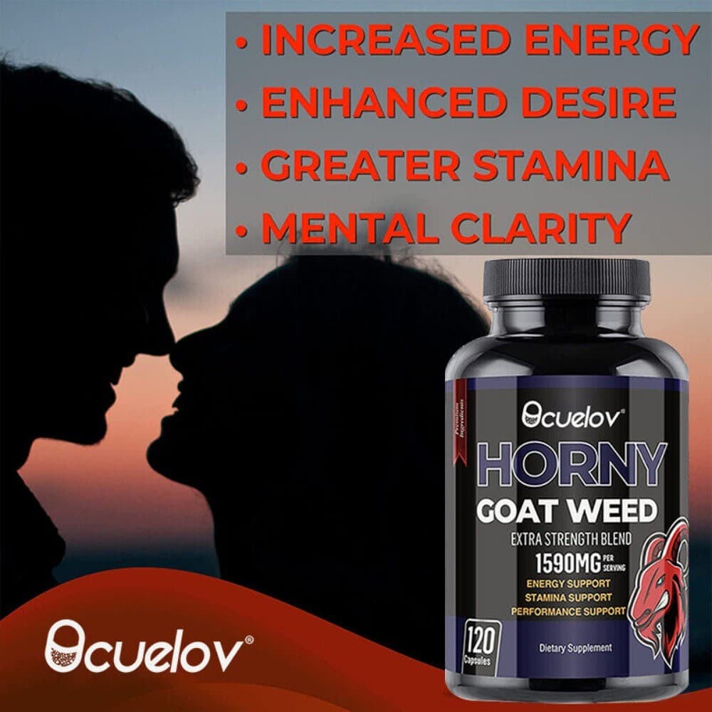 Horny goat weed for Men with Horny Goat Weed 1000mg, Energy, stamina 120 caps 5