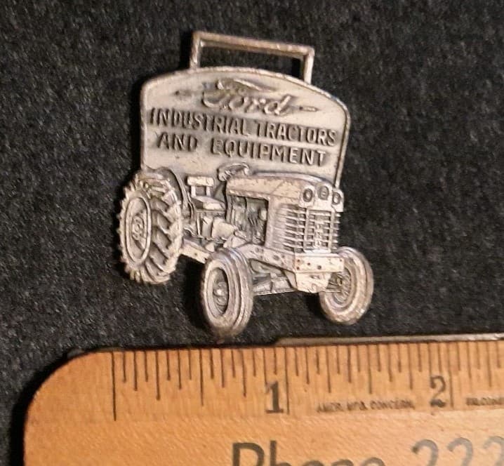Ford Industrial Tractors And Equipment Vintage Watch Fob Medallion  2