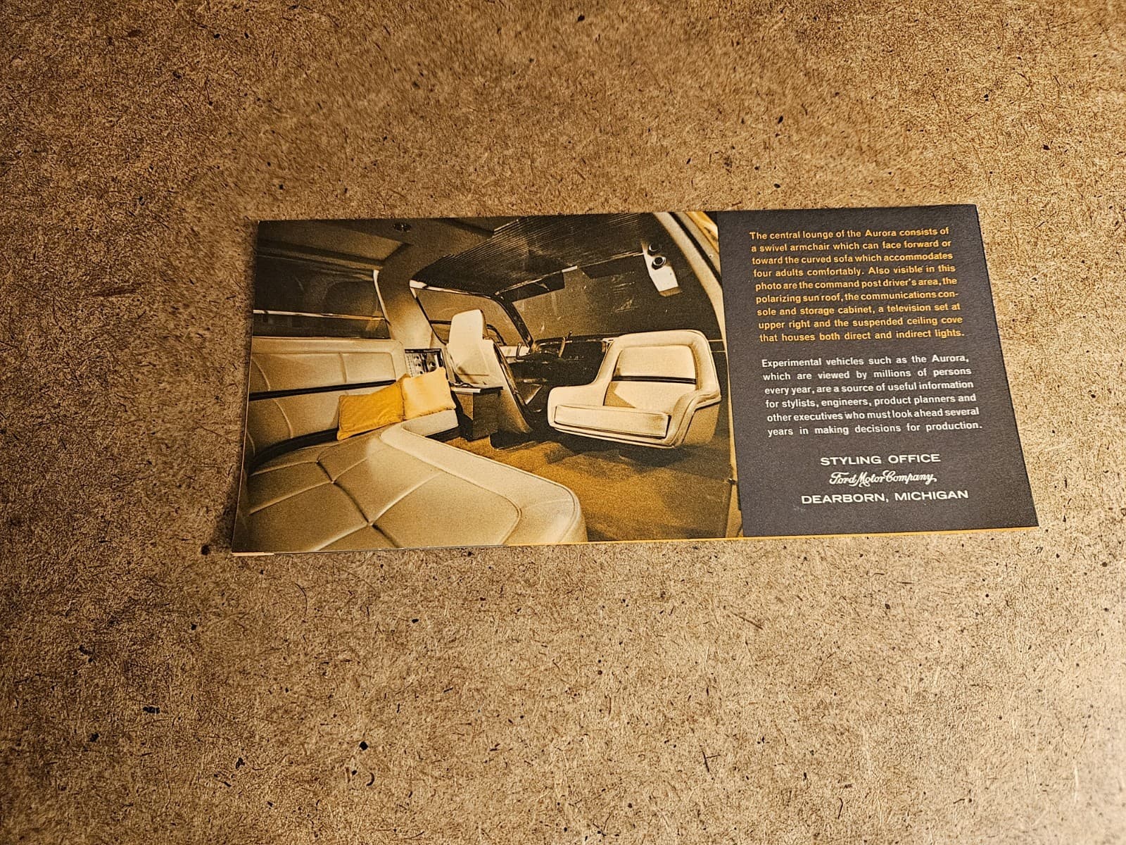 NY WORLD'S FAIR 1964 AURORA  CAR BROUCHURE 4