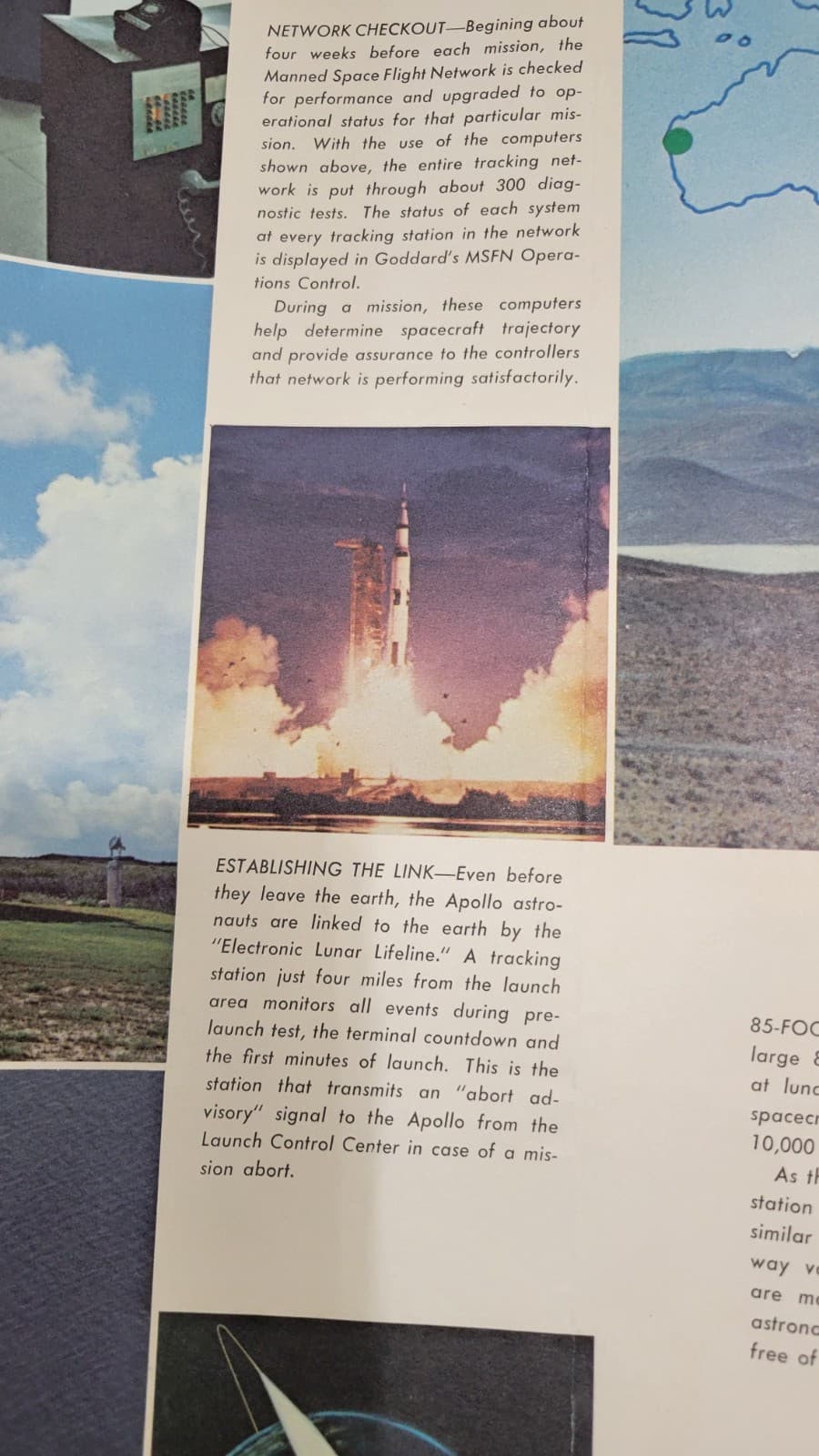 Vintage 1960s NASA “Electronic Lunar Lifeline” Poster – Bendix Apollo Era 3