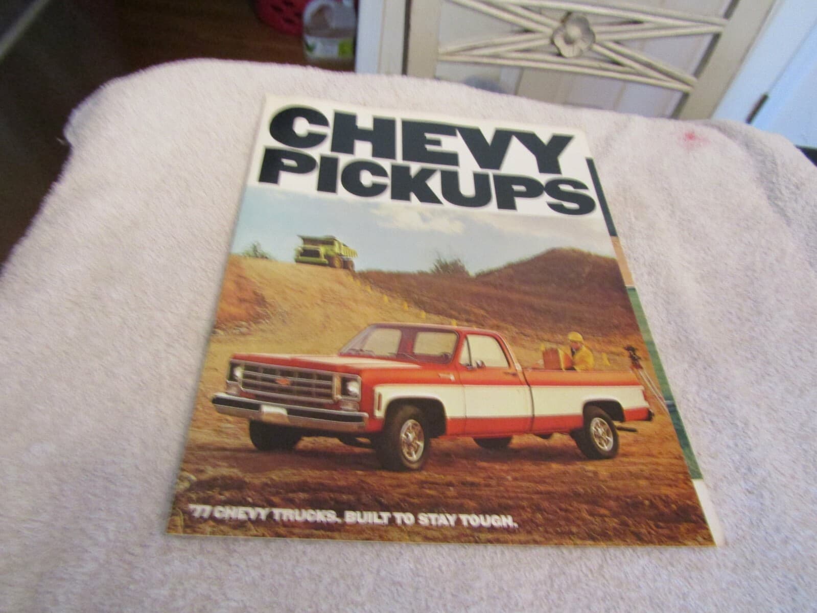 Vintage 1977 Chevrolet Pickup Trucks OEM New Car Dealer Sales Brochure NOS