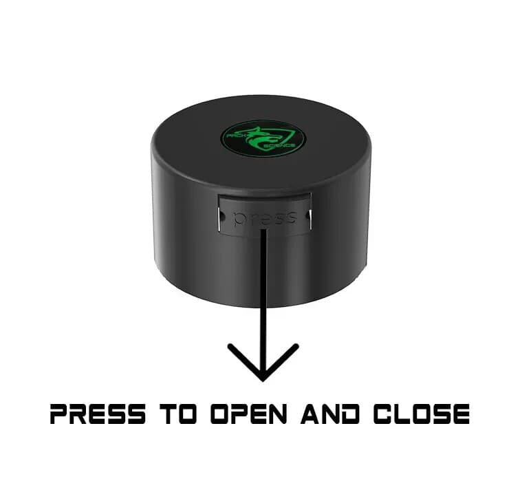 Pack Science Vacuum Herb Spice Jar Container Air Tight Smell UV Proof Plastic 5