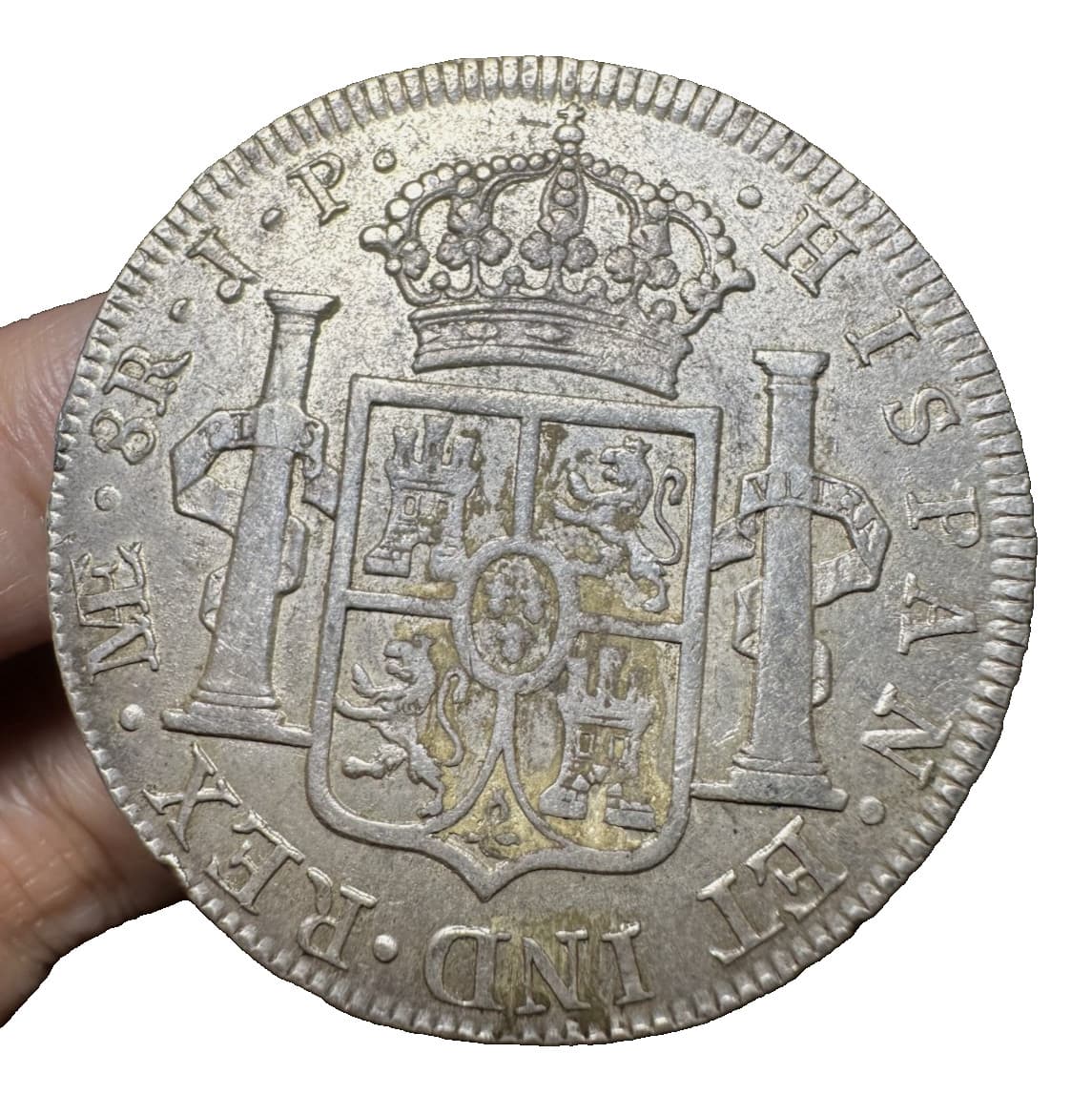 8 Reales 1816 Spanish Colonoial Silver LIMAE, PERU, Ferdin VII, ME, JP 4