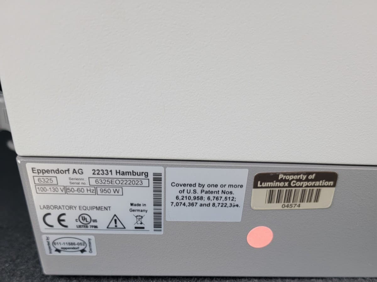 Eppendorf Mastercycler Thermal Cycler vapo.protect 6325 w/ Controller 6320 4