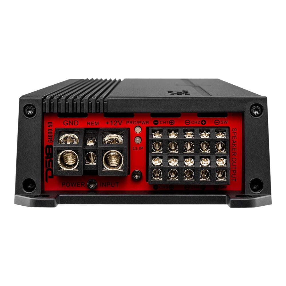 DS18 G4000.5D Car Audio Amplifier 5-Channel 4000 Watts GEN-X Class D Full-Range 6