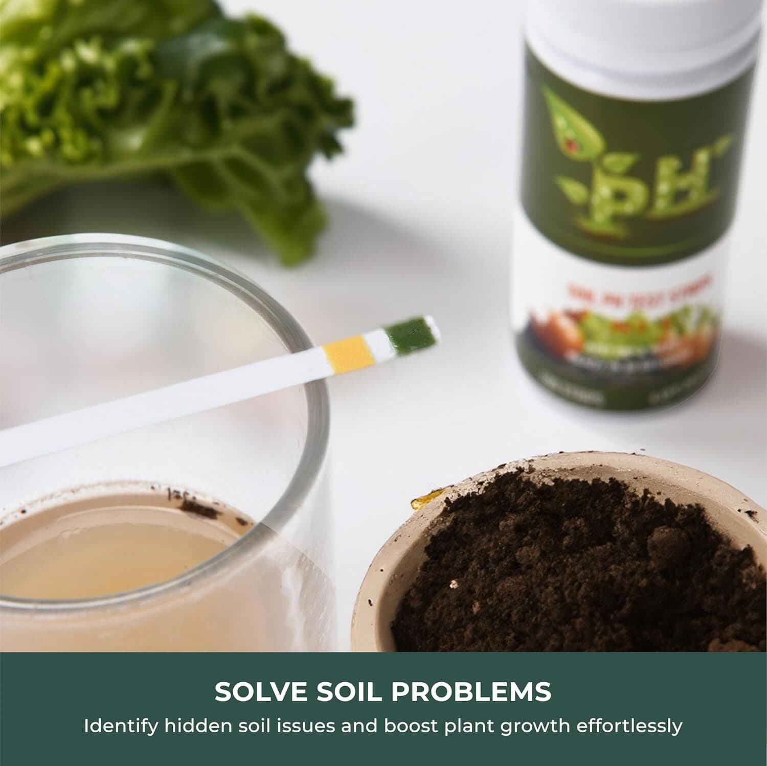 100 Strip Soil Ph Test Kit - Complete Ph Test Checker - Professional Tester for 4
