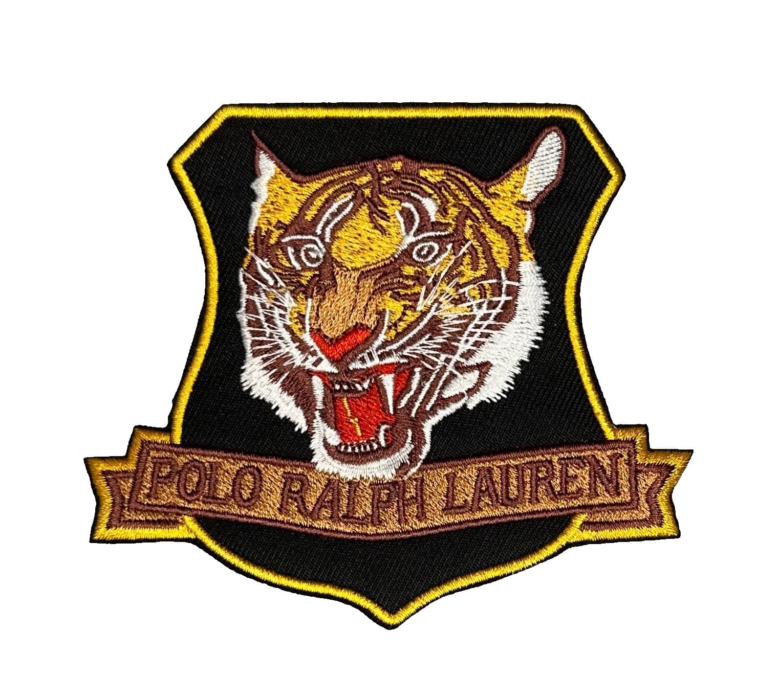 GORGEOUS AND RARE POLO RALPH LAUREN TIGER EMBROIDERED IRON-ON PATCH... 2
