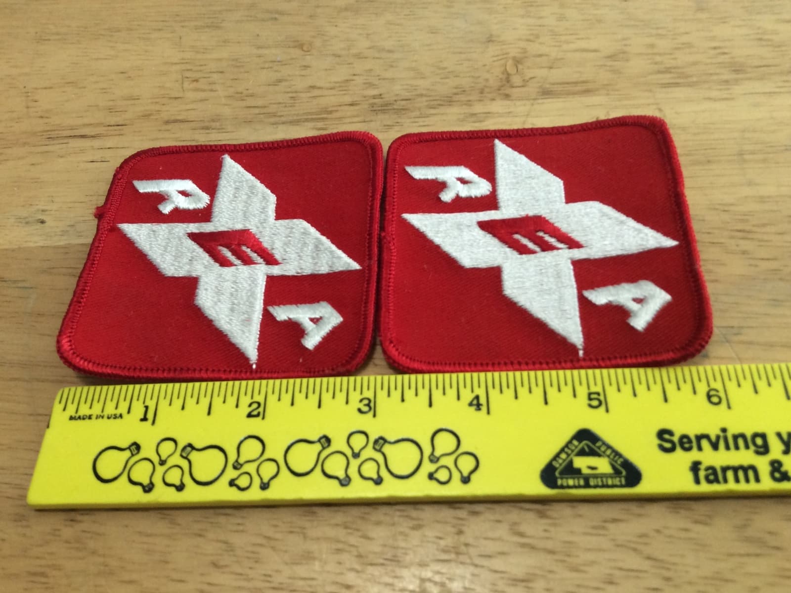 2 New Patches - REA Railway Express Agency   NEW 6