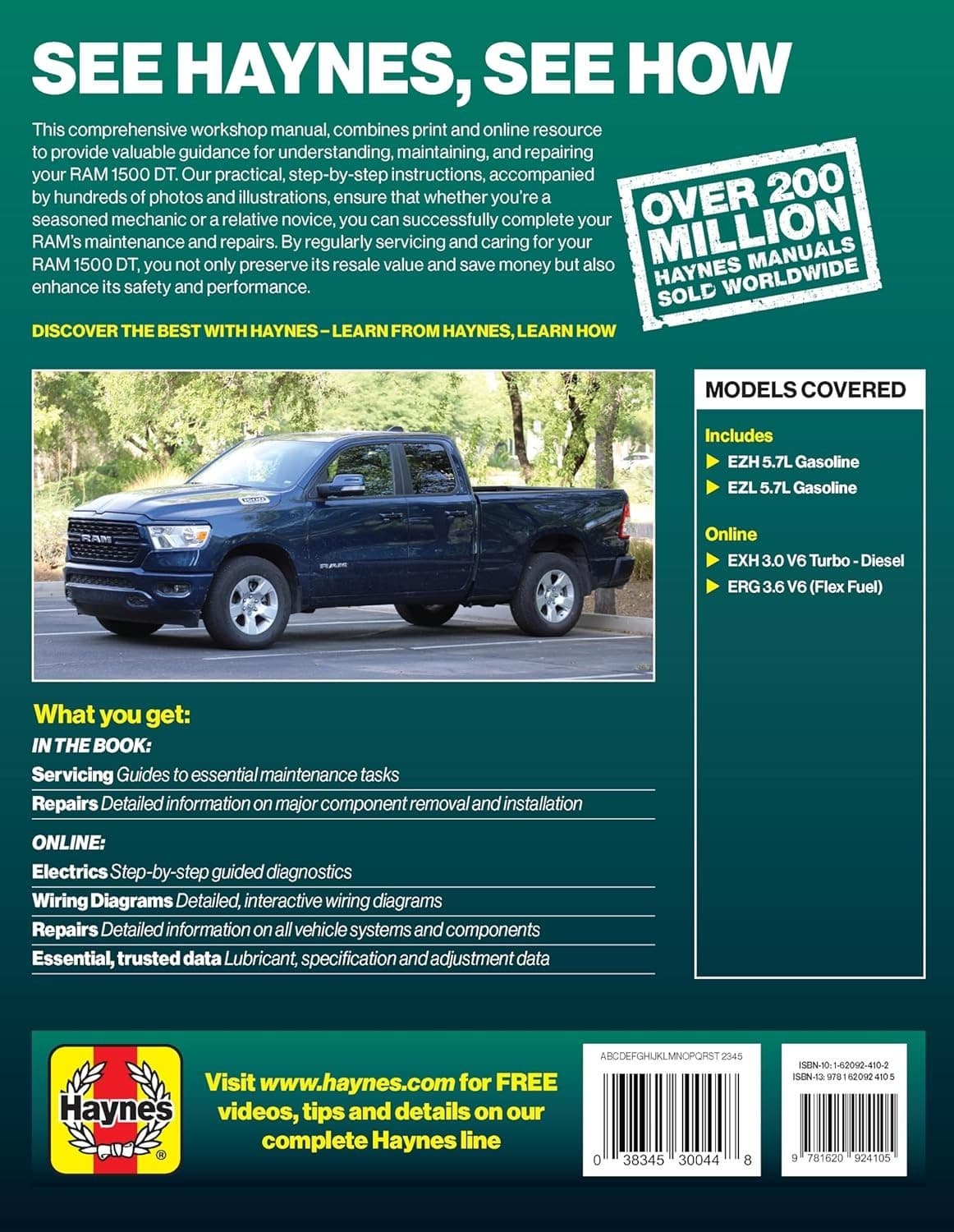  RAM 1500 DT (2019-2022) Repair Manual – Maintenance, Troubleshooting, Wiring  6