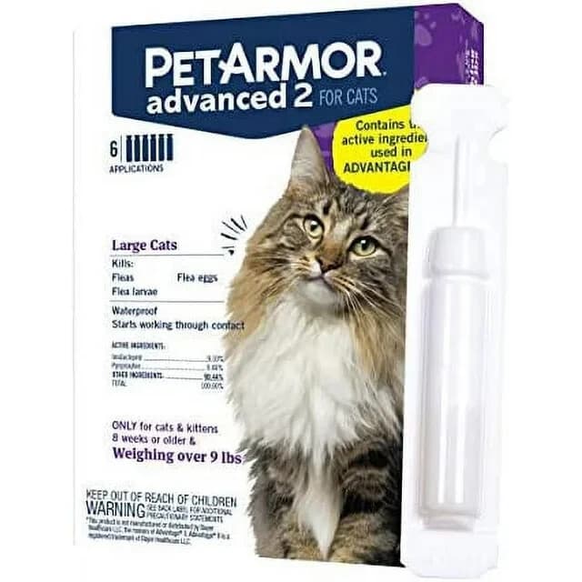PetArmor Advanced 2 Flea Prevention for Large Cats, 6 Month Supply 3