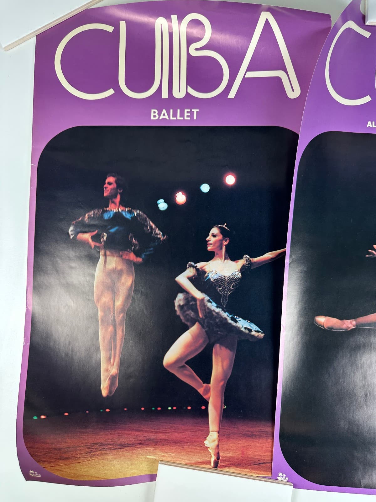 2 Vintage 1970's Josefine Mendez Jorge Esquival BALLET Posters CUBA Cuban Travel 3