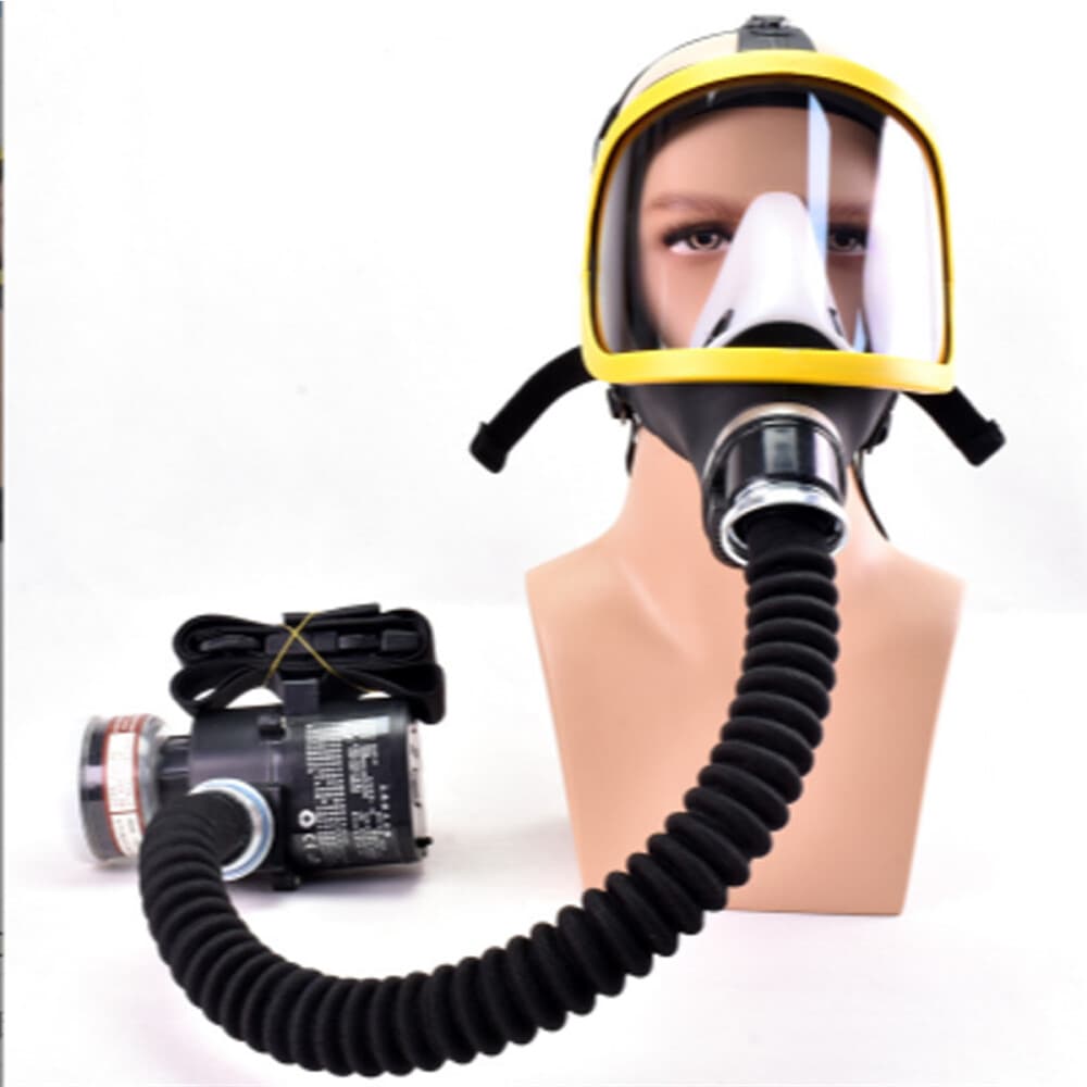 Electric Full Face Gas Mask Constant Flow Respirator Supplied Air Fed System us 3
