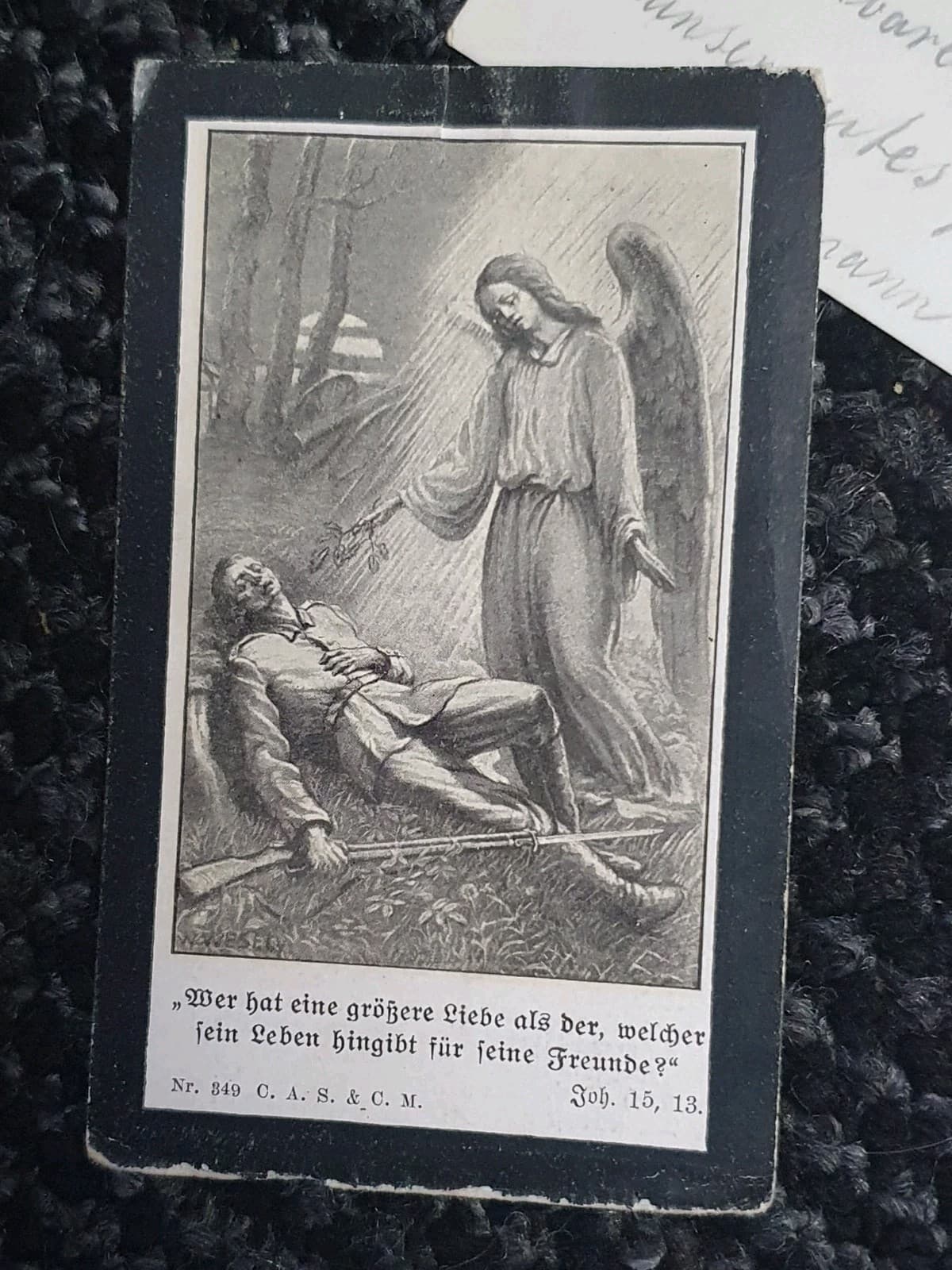 original german ww1 Wk1 Lot  bundle Death Card + Photos  3