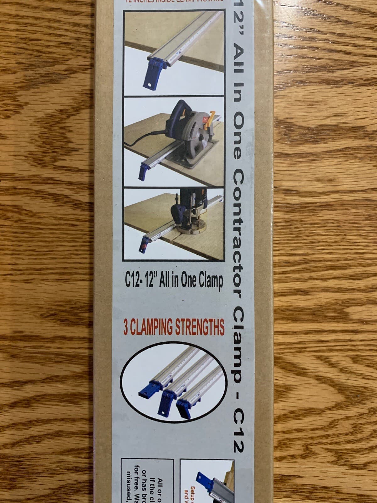 E. Emerson Tool Co. C12 12-Inch All-In-One Straight Edge Clamping Tool Guide 3