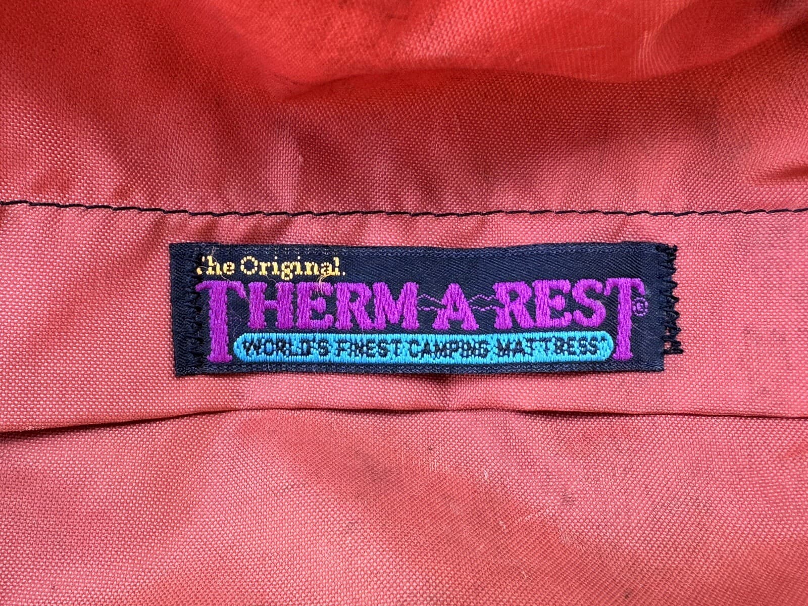 Therm-A-Rest Sleeping Pad Orange 72” X 20”  EXC Rectangular Cascade Designs 5