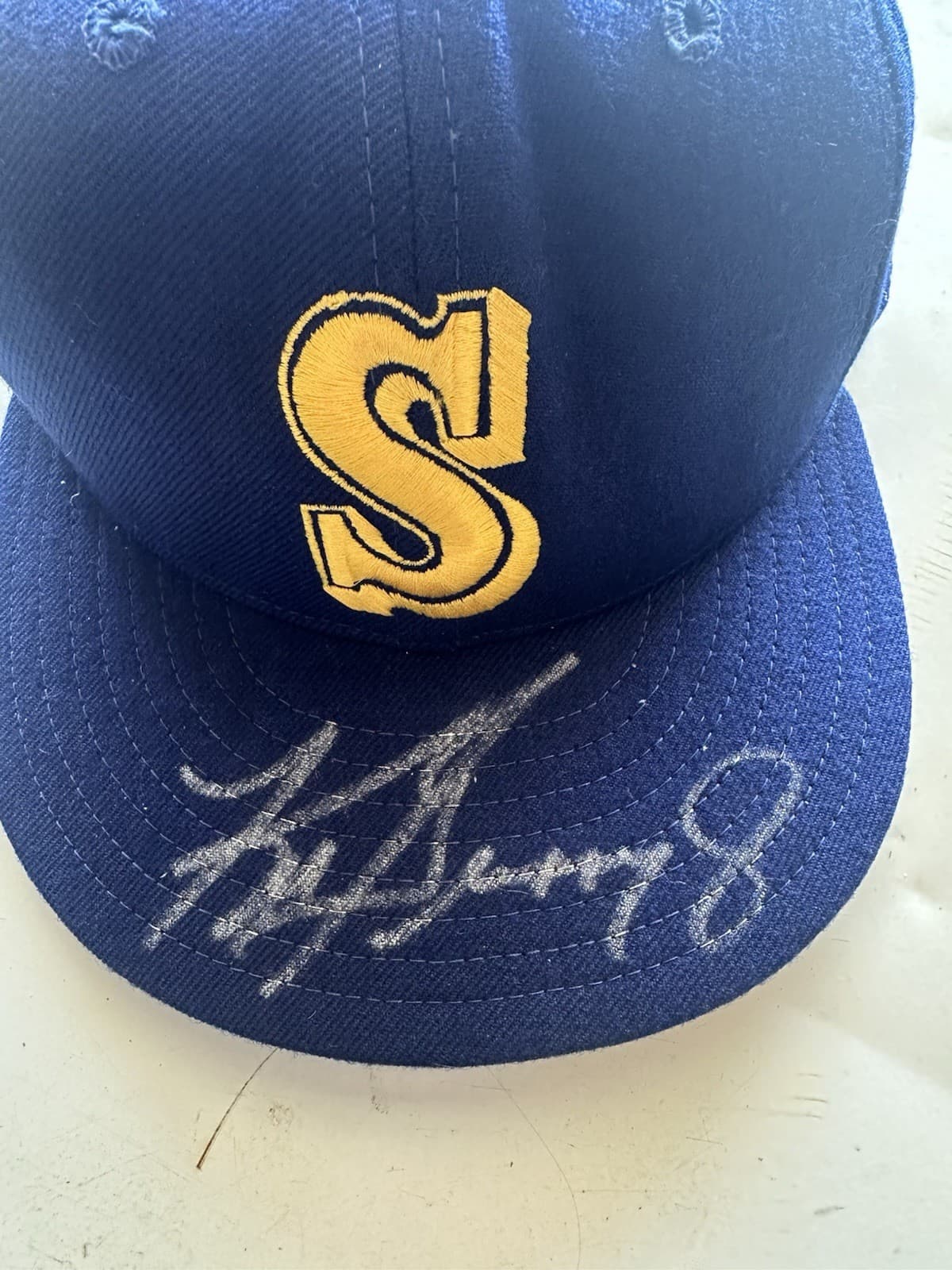Ken Griffey Jr Autographed Seattle Mariners Hat 2