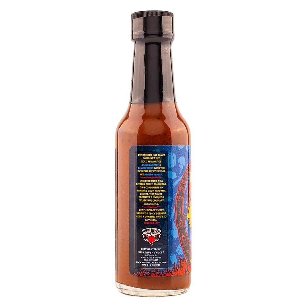 High River Sauces Peppers Up Hot Sauce 5 Oz Apollo Blackberry 860010055502-C 2