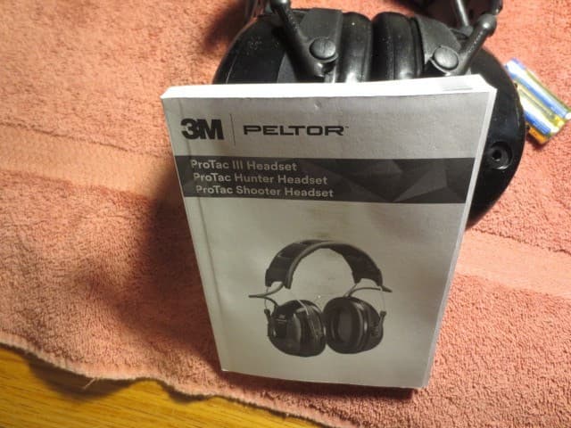 3M PELTOR ProTac III 3, Headset Headband Earmuffs Ear Muffs, MT13H221A SML 5