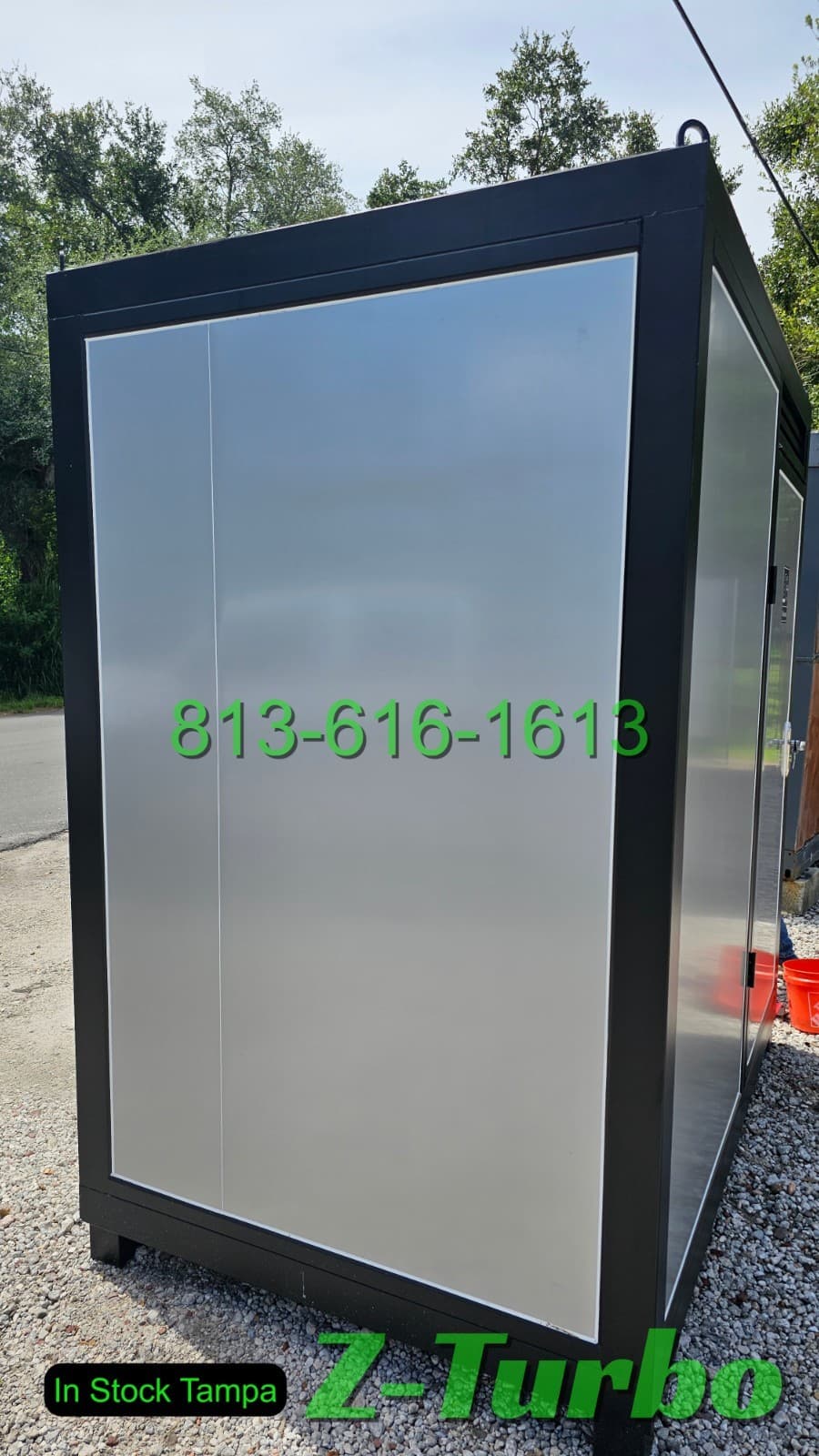 New  Economical Steel Frame Semi-permanent Portable Shower Toilet Combo Bathroom 6