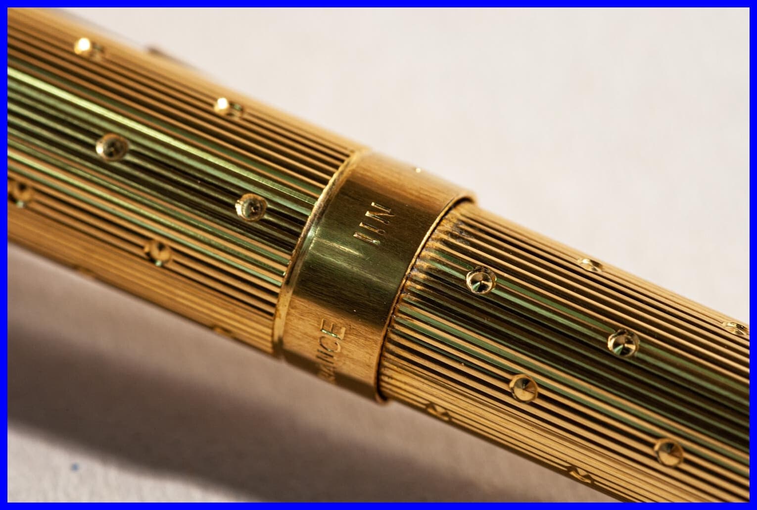 Rare 1989 Parker 75 Pencil Pérlé Gold for 0.5 mm Leads - France 6