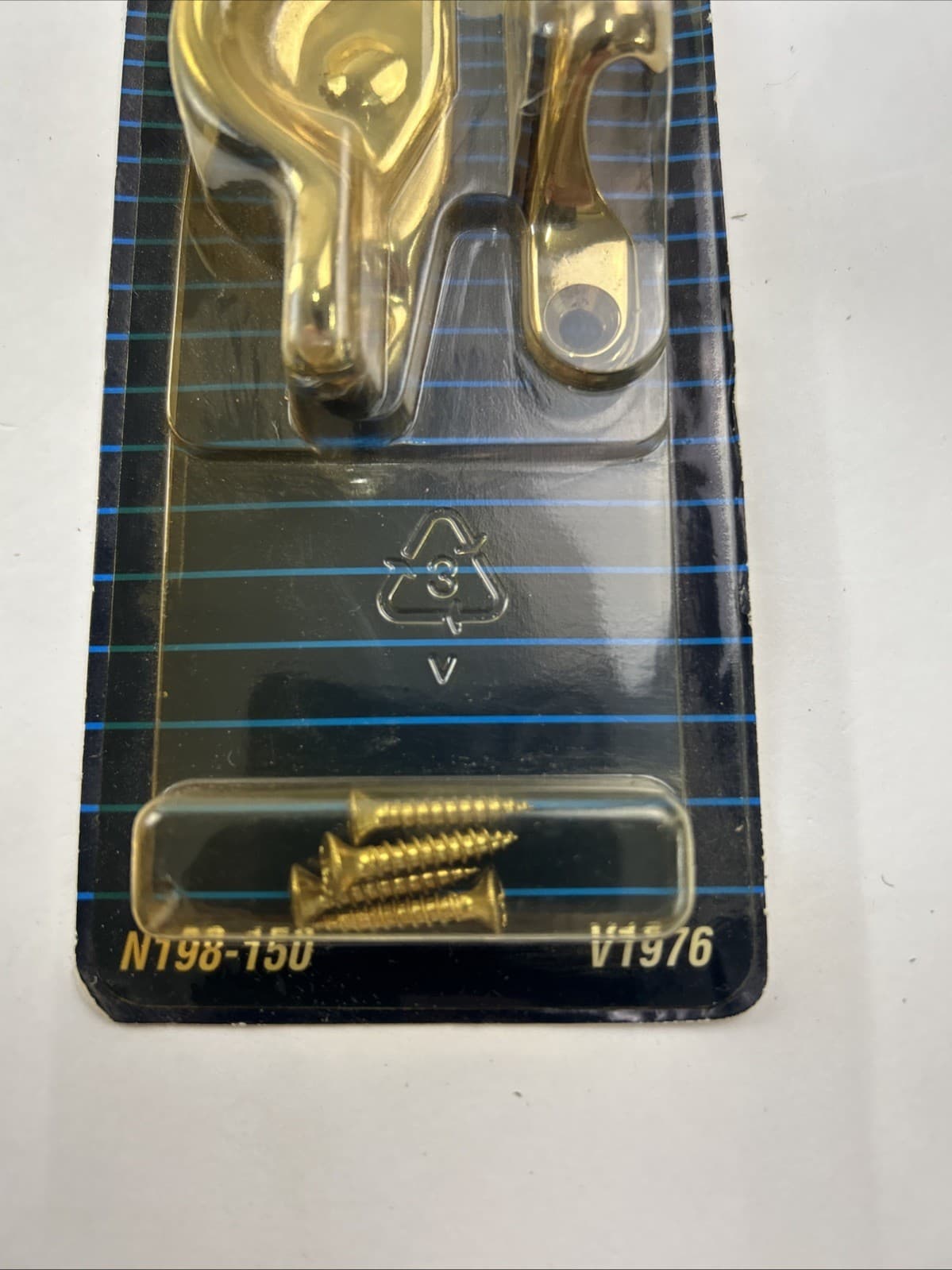 NOS Sash Lock Solid Brass National Mfg. Co. N198-150 V1976 USA Tight Seal Window 3