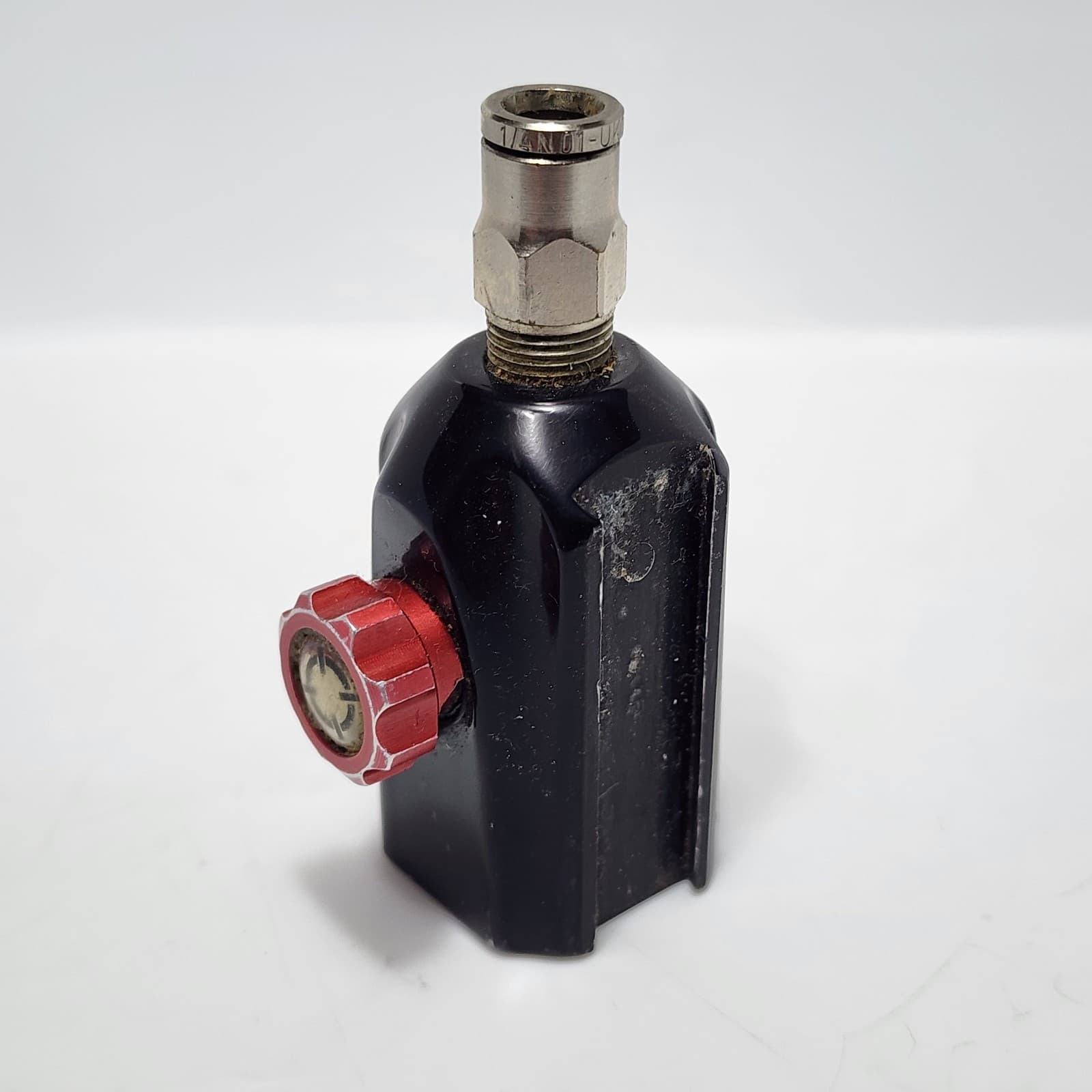 SMART PARTS 1/4 Turn ON/OFF ASA Macroline Fitting - RED / BLACK   ***Untested