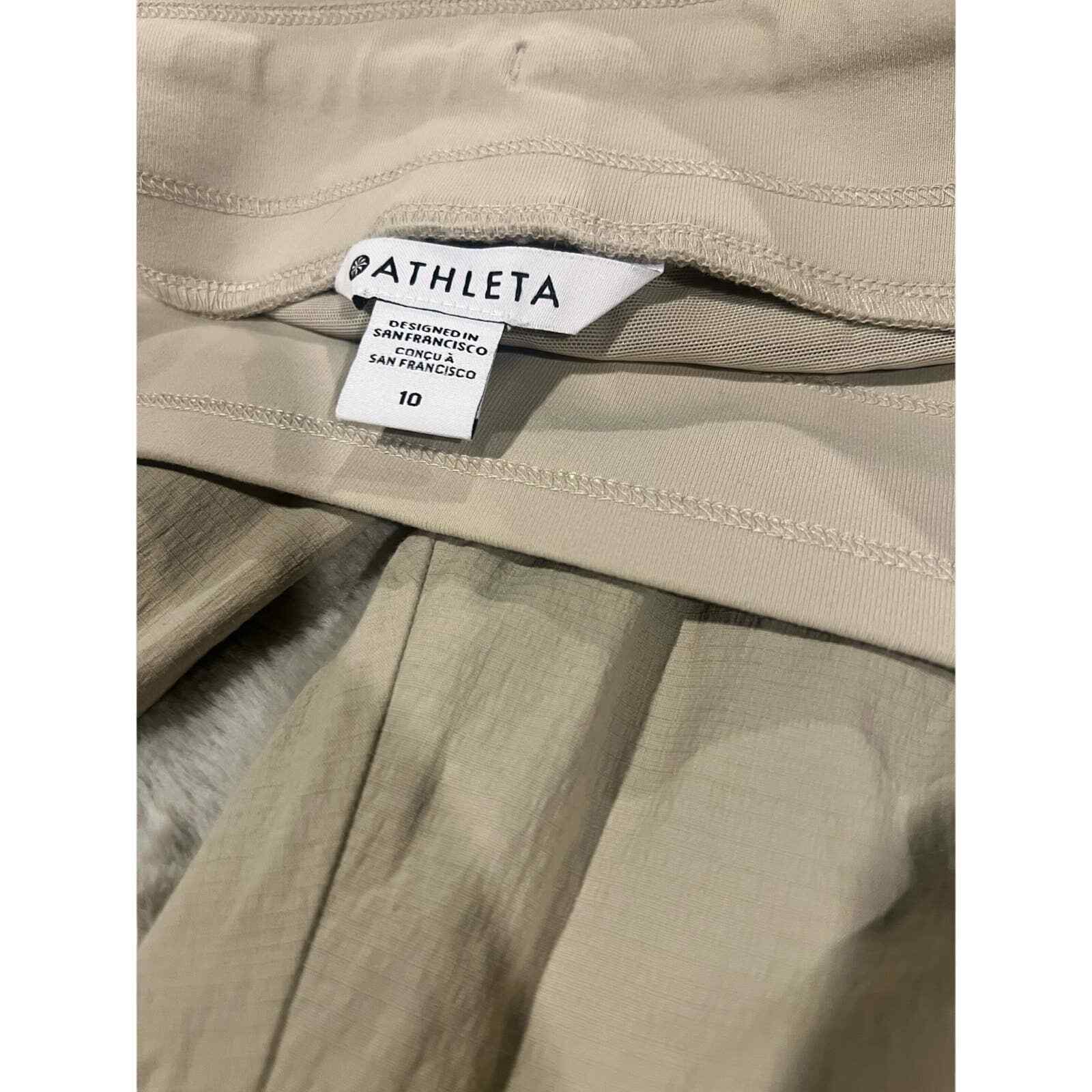 Athleta Trekkie North Jogger Pants Khaki Size 10 3