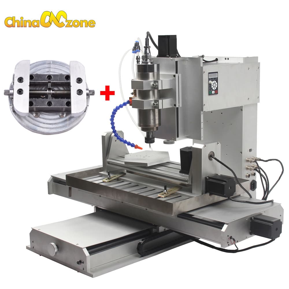 6040 5axis CNC Router Engraving Machine Pillar Type Metal Copper Milling Machine 3