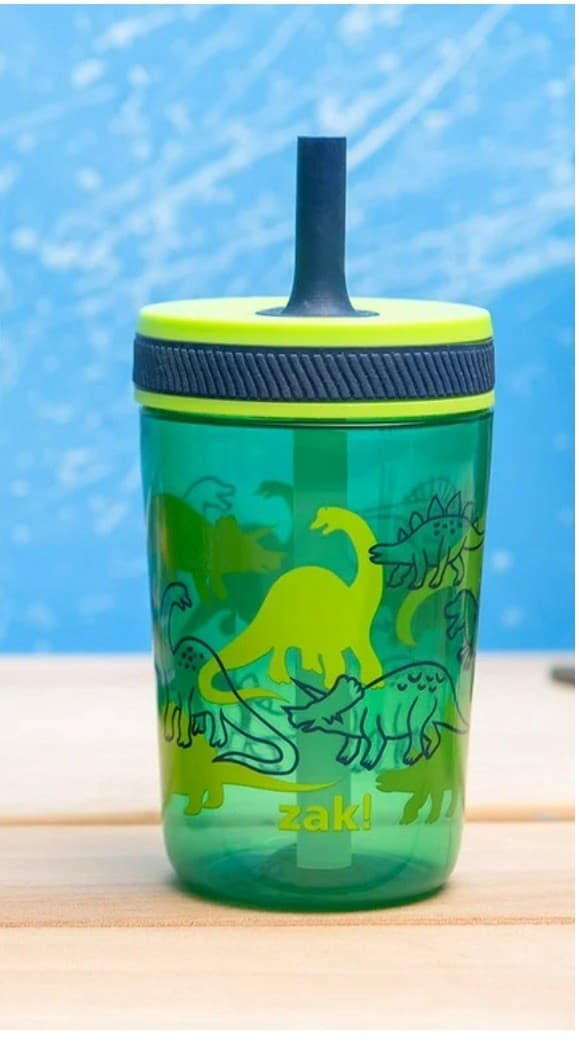 Zak! Kids Dinosaur Tumbler Cup with Straw - 15oz