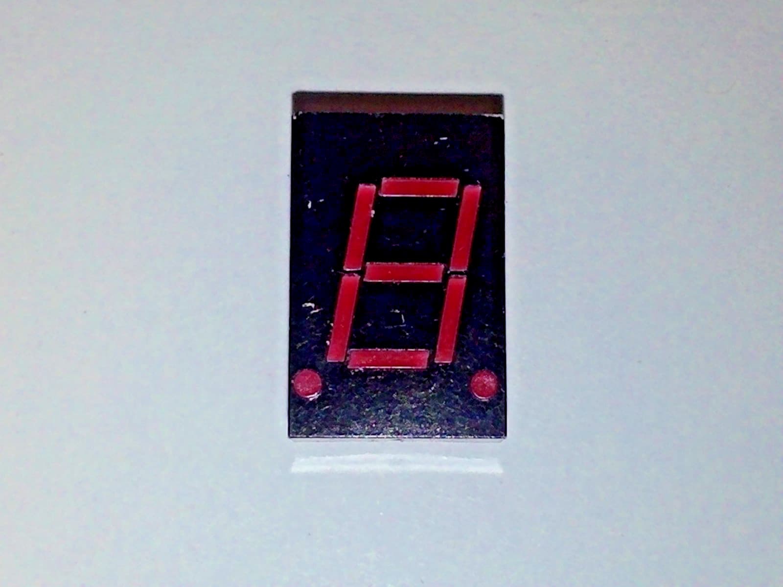 Original Cobra 2000 2000GTL Red 1-Digit Channel Display LED 7-Segment CC