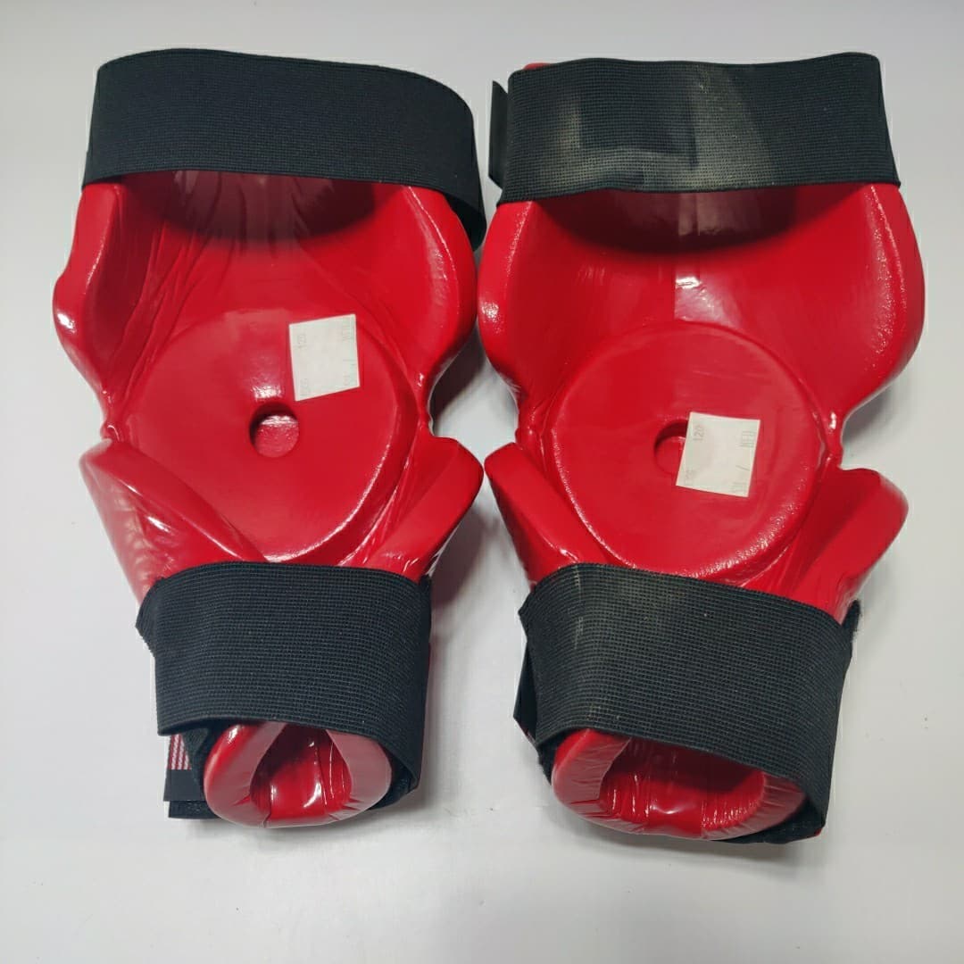 One Pair Macho RedMan Knee And/Or Elbow Pads Guards Boxing MMA Red Small/Medium 2