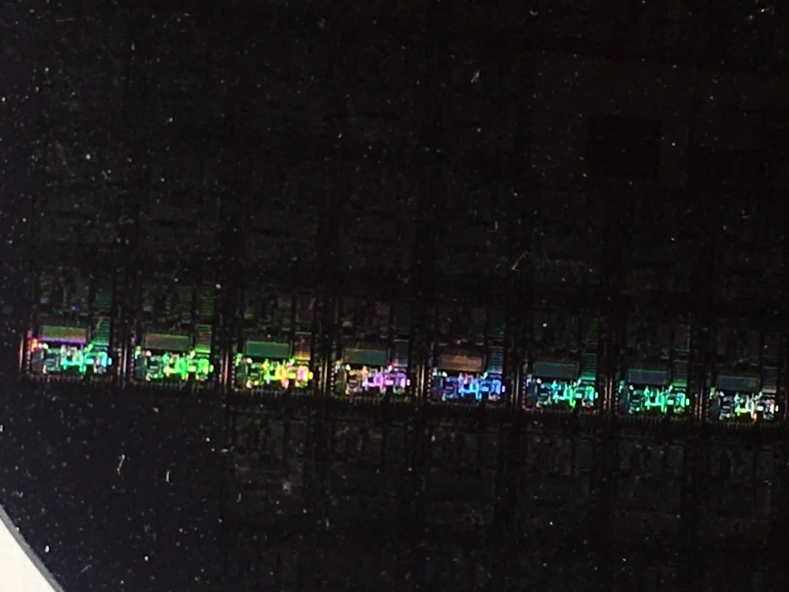 4" Unknown Silicon Wafer 1980s Extremely Rare Vintage CPU Chip 4