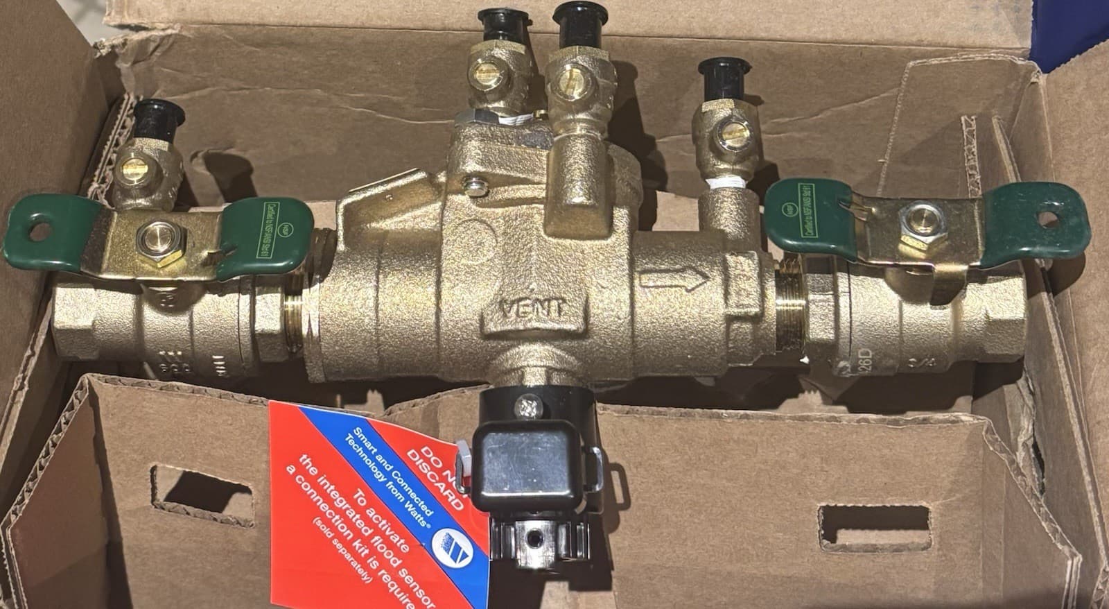 WATTS 009M3-QT-FS 3/4 INCH REDUCED PRESSURE ZONE ASSEMBLY BACK FLOW PREVENTER