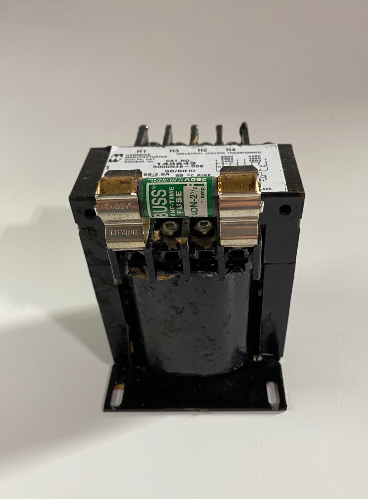 GENERAL ELECTRIC HAMMOND Industrial Control Transformer 143843 CR308XT404A (NEW) 2