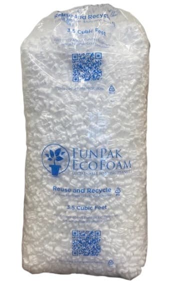Bubblefast! FunPak EcoFoam Sustainable Potting Peanuts, 3.5. ft.