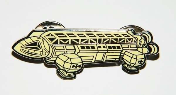 Space: 1999 TV Series Eagle Ship Lander Die-Cut Metal Enamel Pin NEW UNUSED