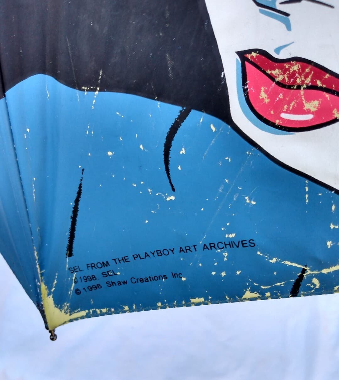 Playboy Patrick Nagel Umbrella Shaw Creations 1998 SEL Playboy Art Archives RARE 4