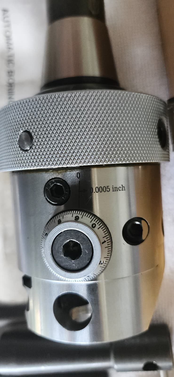 R8 AUTO FACING AND BORING HEAD WITH CASE & ATTACHMENTS 3