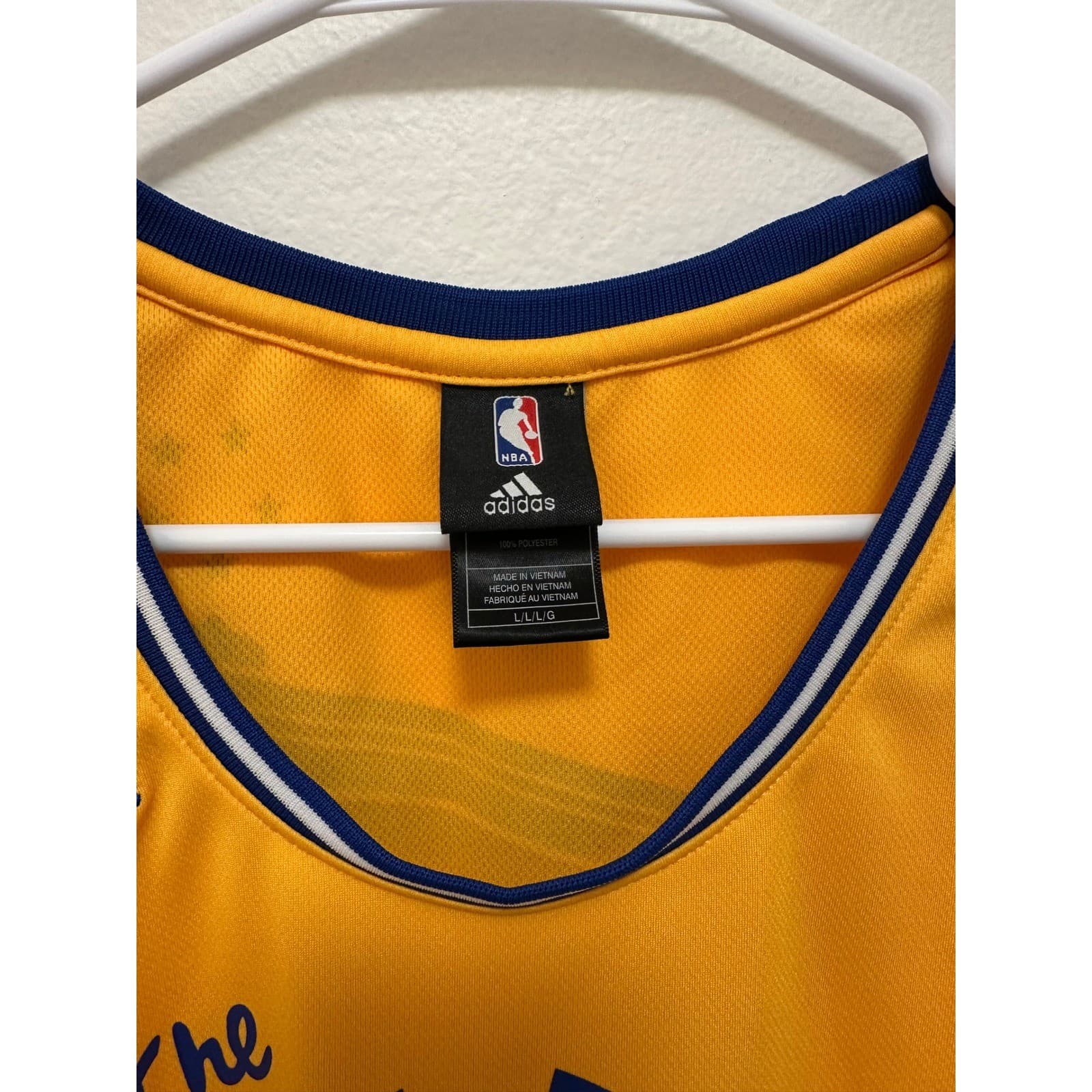 Golden State Warriors Thompson #11 The City Adidas NBA Jersey Womens 4