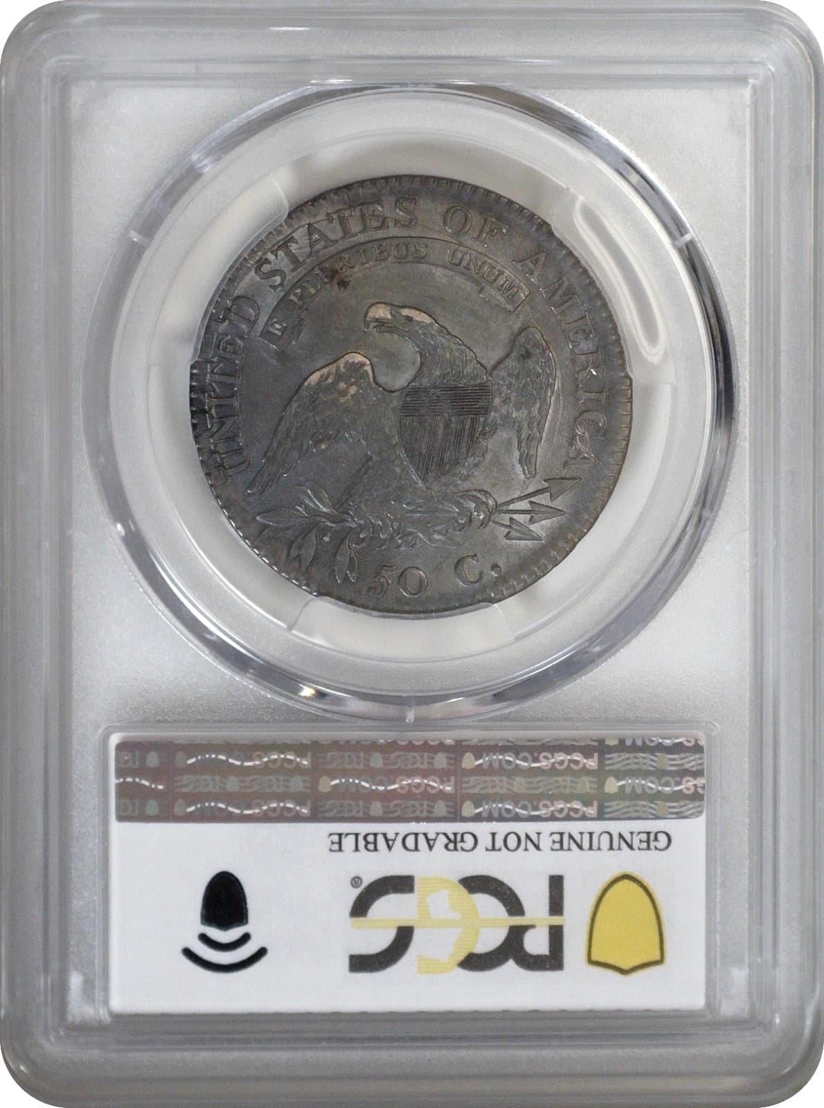 1811 Small 8 Capped Bust Half Dollar 50C PCGS Genuine Cleaned AU Detail 2