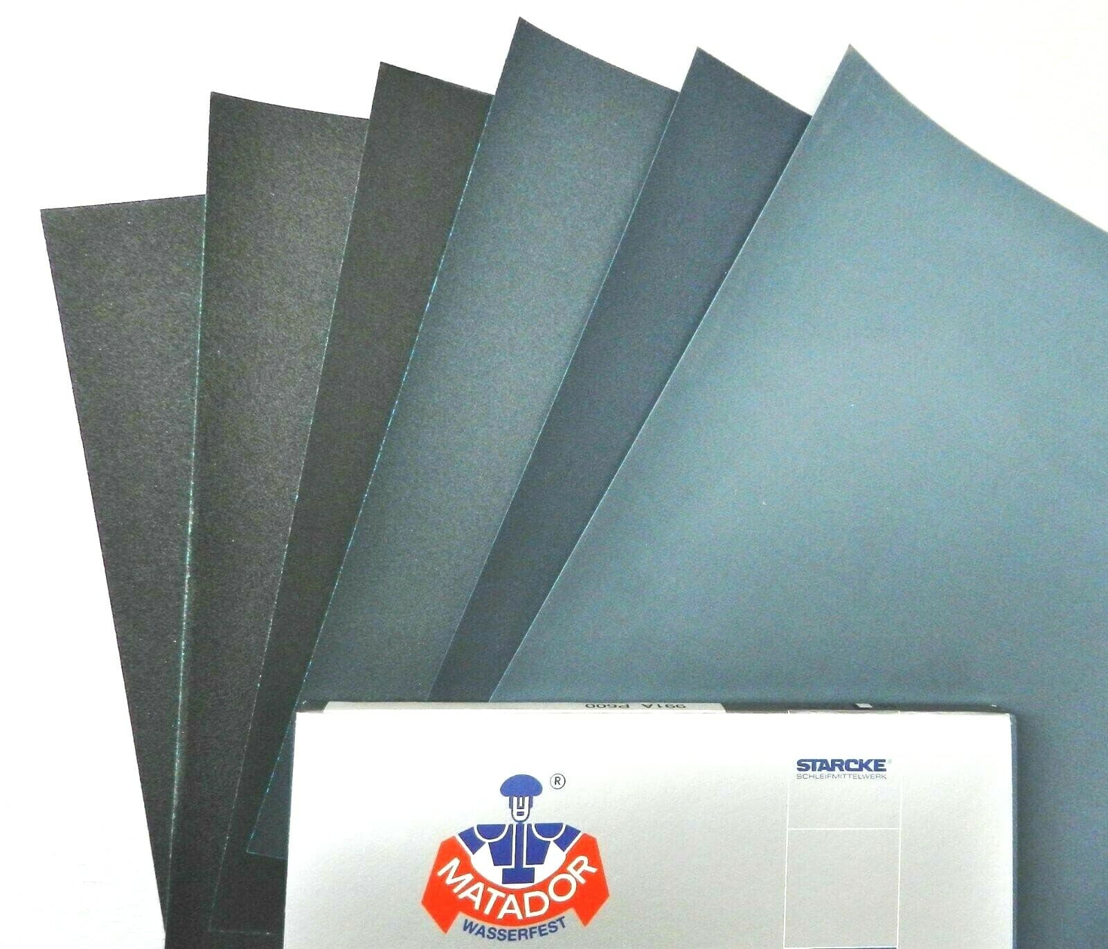 Matador Abrasive Wet or Dry Sandpaper 5 Sheets 150 Grit 9"x11" Silcon Carbide  5