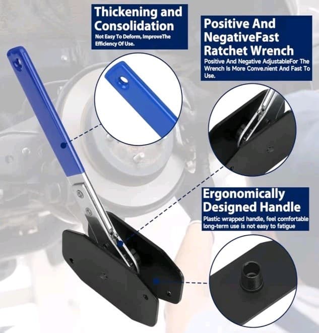 Brake Caliper Compression Tool with 2 Brake Caliper Hooks, 2 Brake Disc Lubrican 2