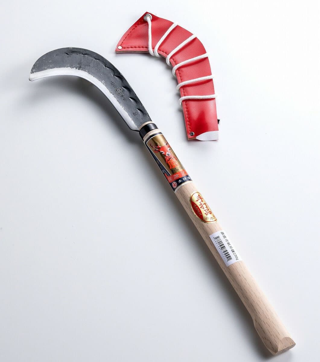 "OJIKA" Sickle Aogami Steel Climbing Sickle Double Bevel, 360mm 230g