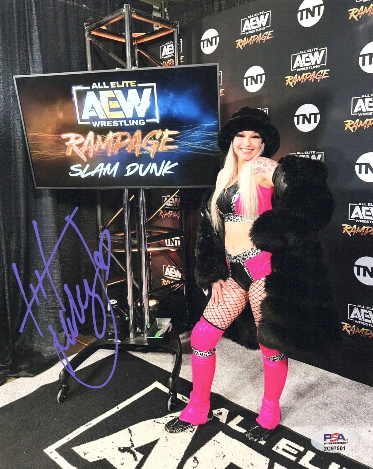 Hollyhood Haley J OVW Netflix Signed Autograph 8x10 Photo #3 w/ PSA COA