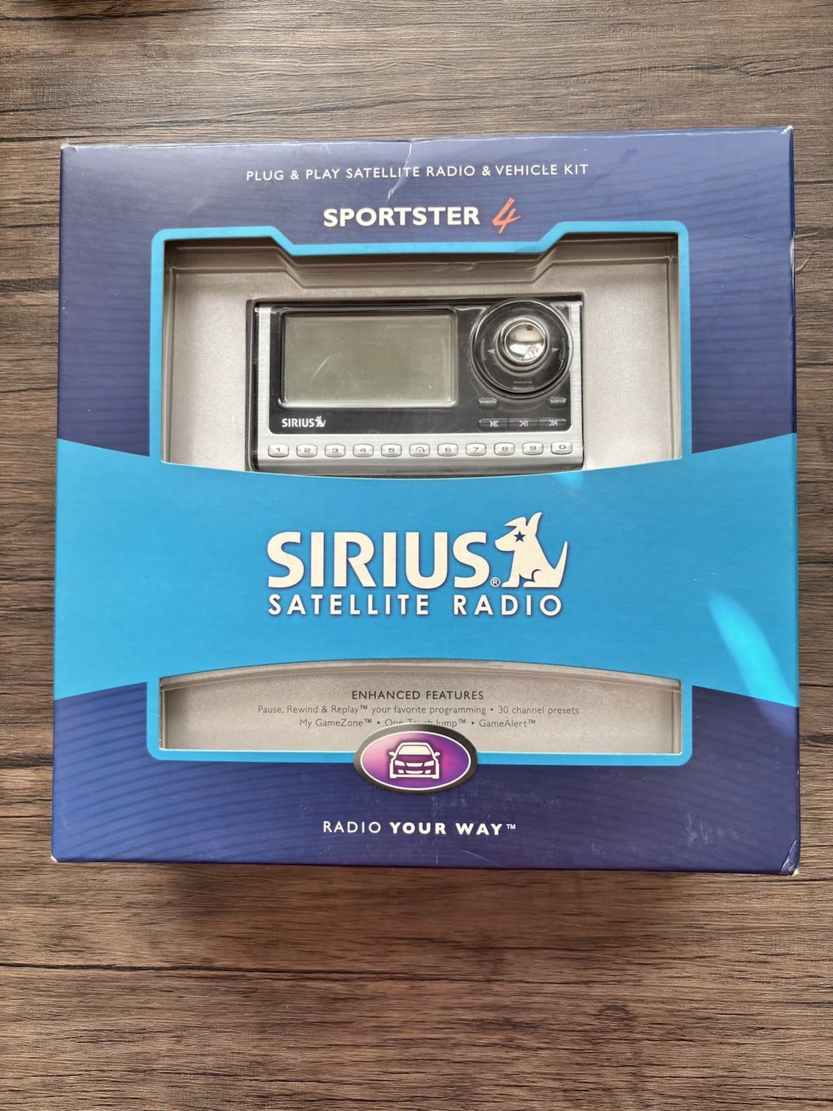 Sirius Sportster 4 SP4-TK1 For Sirius Car Satellite Radio Receiver New Open bx