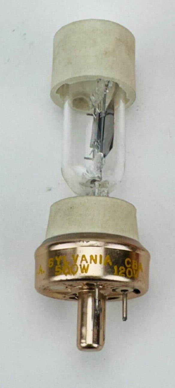 SYLVANIA GTE CBA 500W 120V Photo Projection Light Bulb *WARRANTY* 3